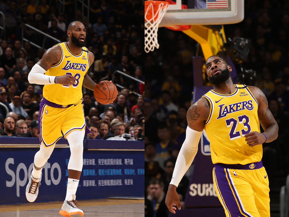 NBA湖人勇士对决 - 篮球赛事新闻配图